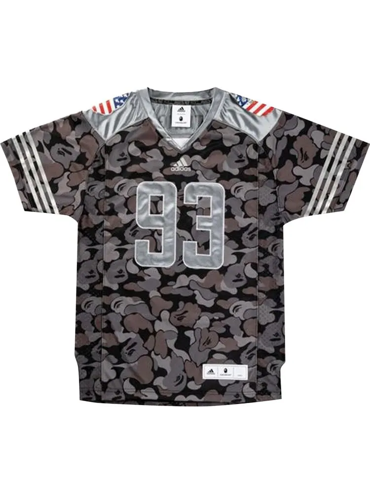 Футболка BAPE x adidas SB Jersey 'Black' — изображение 1 из 1, черный