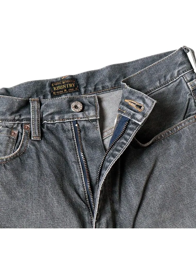 Шорты Kapital Bone Denim Shorts — изображение 3 из 3, черный