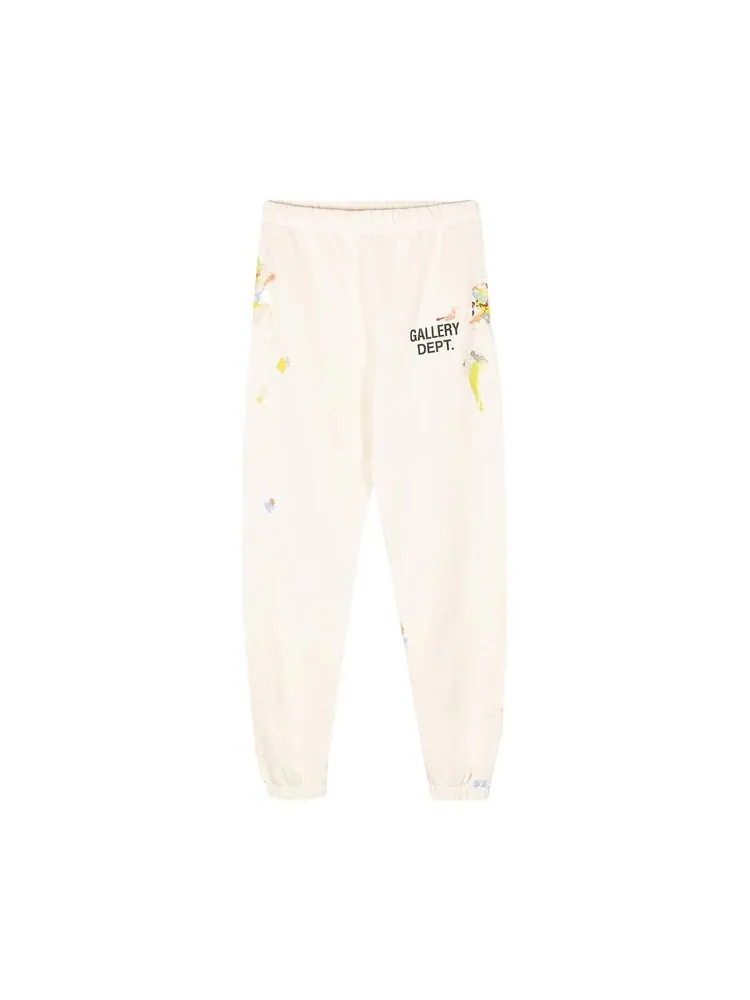 Спортивные брюки Gallery Dept. Logo Sweatpants Antique White — изображение 1 из 2, белый