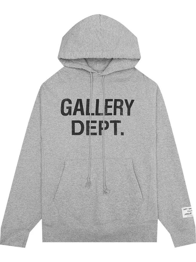 Худи Gallery Dept. Center Logo Hoodie 'Heather Grey' — изображение 1 из 1, серый