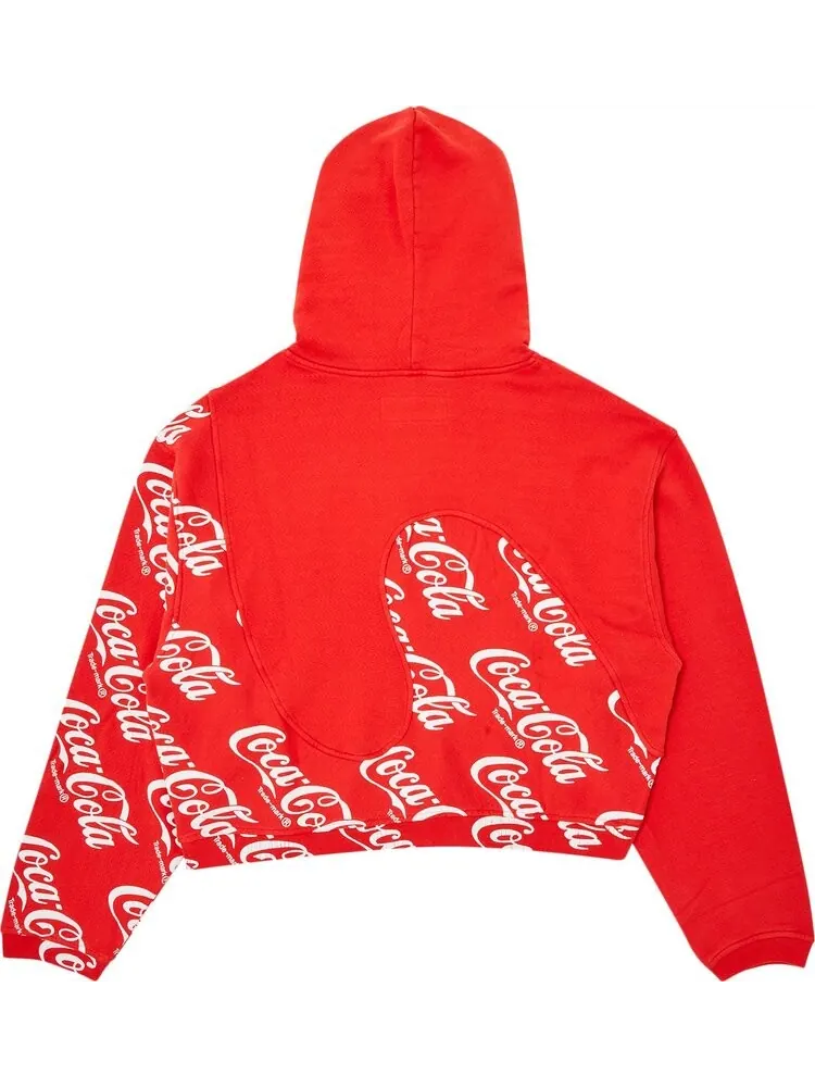 Худи ERL Coca Cola Swirl 'Red' — изображение 2 из 3, красный