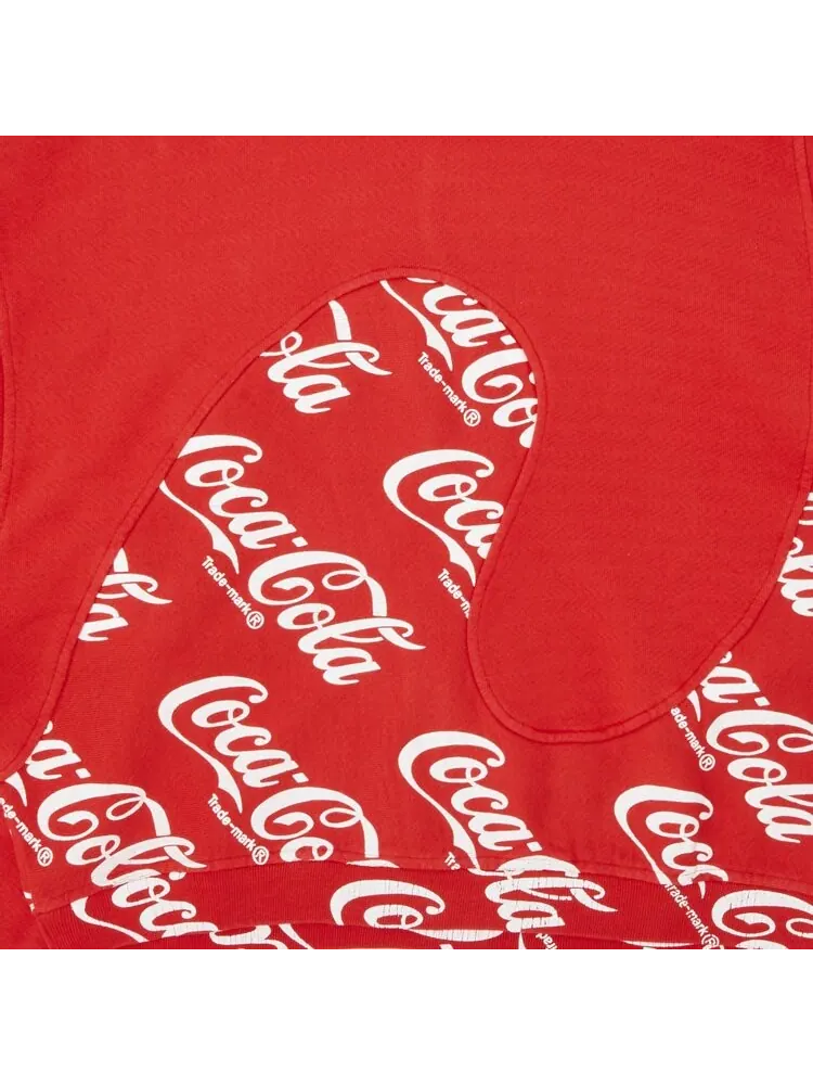 Худи ERL Coca Cola Swirl 'Red' — изображение 3 из 3, красный
