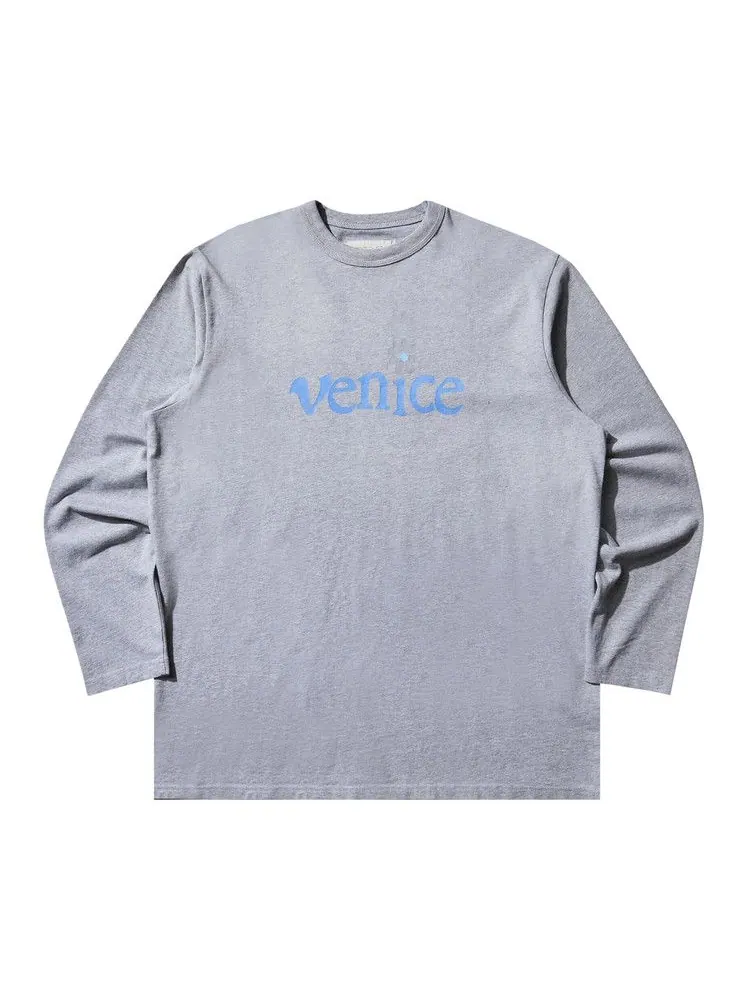 Футболка ERL Venice Long-Sleeve T-Shirt — серый