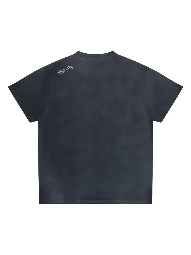 Футболка ERL Puke Tee — изображение 2 из 2, синий
