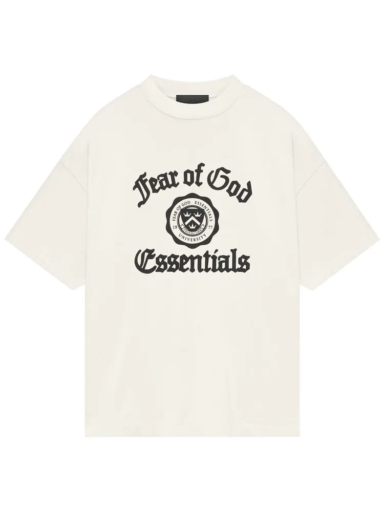 Футболка Fear of God Essentials It's A Black College Thing Tee 'Shell' — изображение 1 из 2, раковина