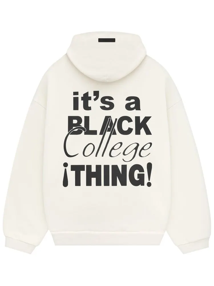 Худи Fear of God Essentials It's A Black College Thing Hoodie 'Shell' — изображение 2 из 2, раковина