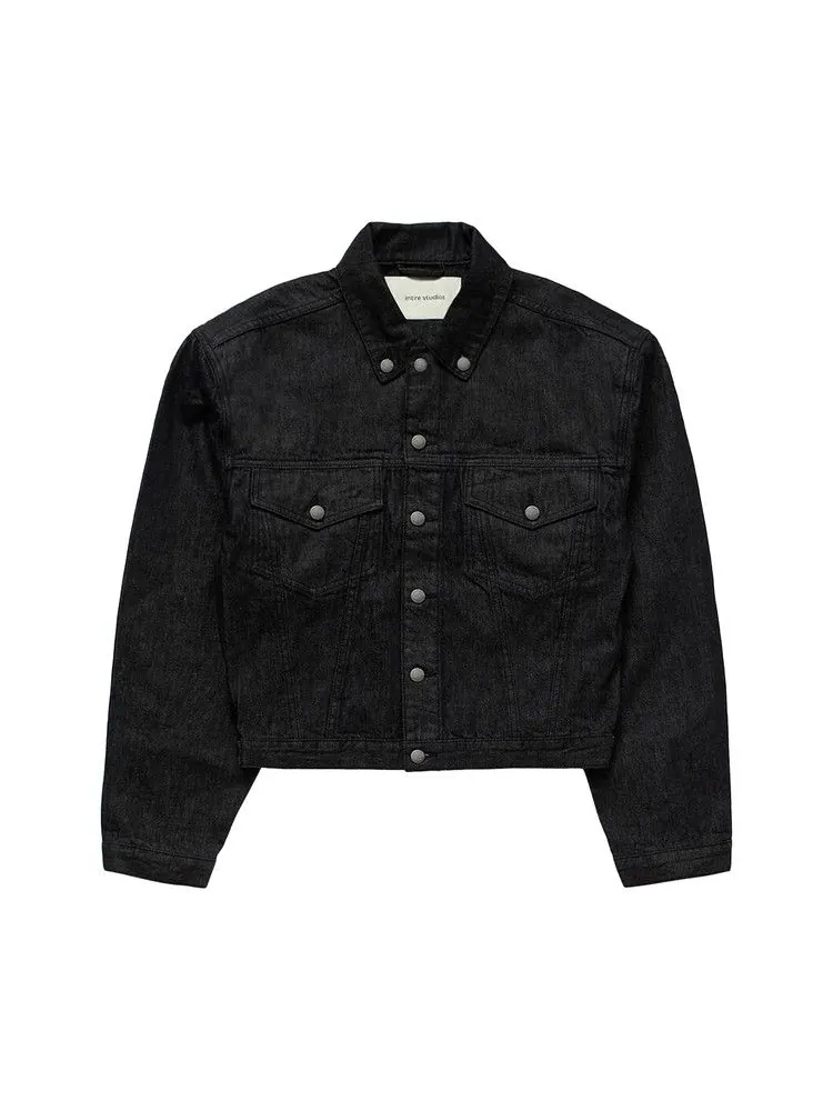 Куртка Entire Studios Shrunken Denim Jacket