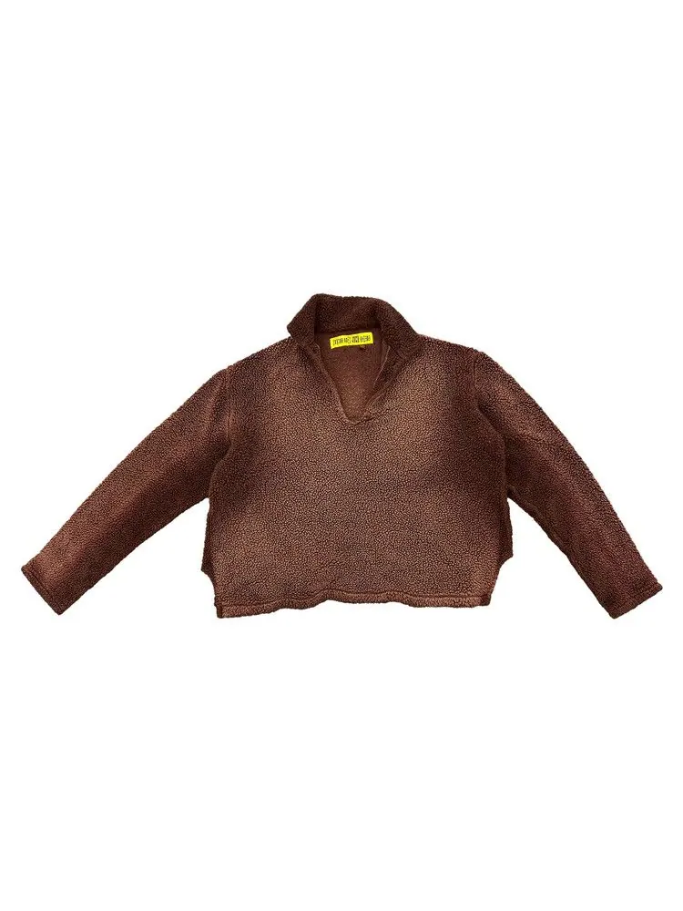Пуловер Cactus Jack by Travis Scott x Cactus Plant Flea Market Cowboy Fleece Pullover — изображение 1 из 2, коричневый