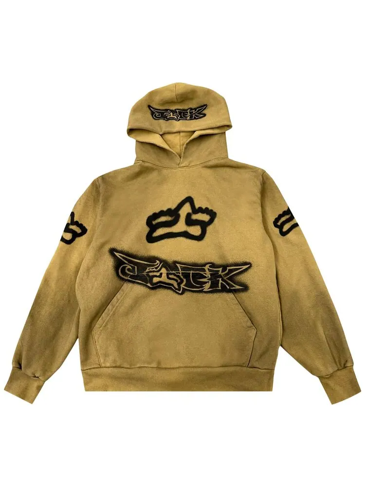 Худи Cactus Jack by Travis Scott x Fox Racing Hoodie II 'Tan' — изображение 1 из 2, загар