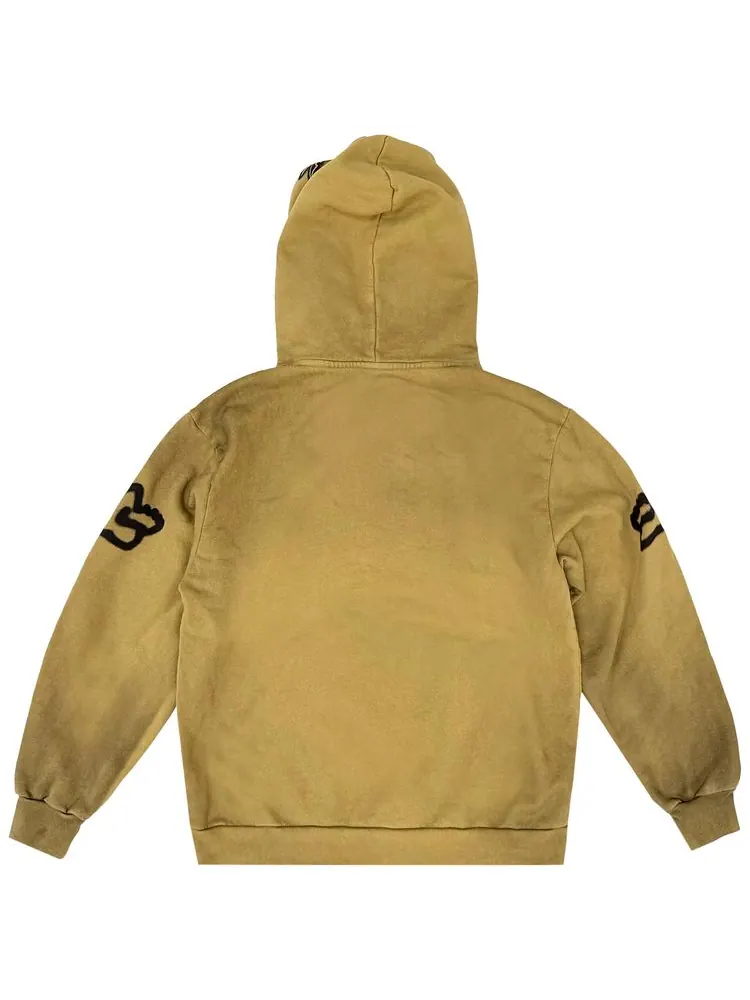 Худи Cactus Jack by Travis Scott x Fox Racing Hoodie II 'Tan' — изображение 2 из 2, загар
