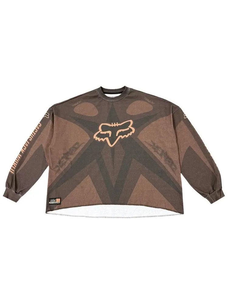 Джерси Cactus Jack by Travis Scott x Fox Racing Jersey I — изображение 1 из 2, коричневый