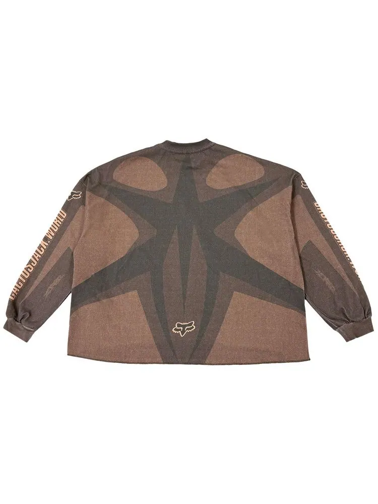 Джерси Cactus Jack by Travis Scott x Fox Racing Jersey I — изображение 2 из 2, коричневый