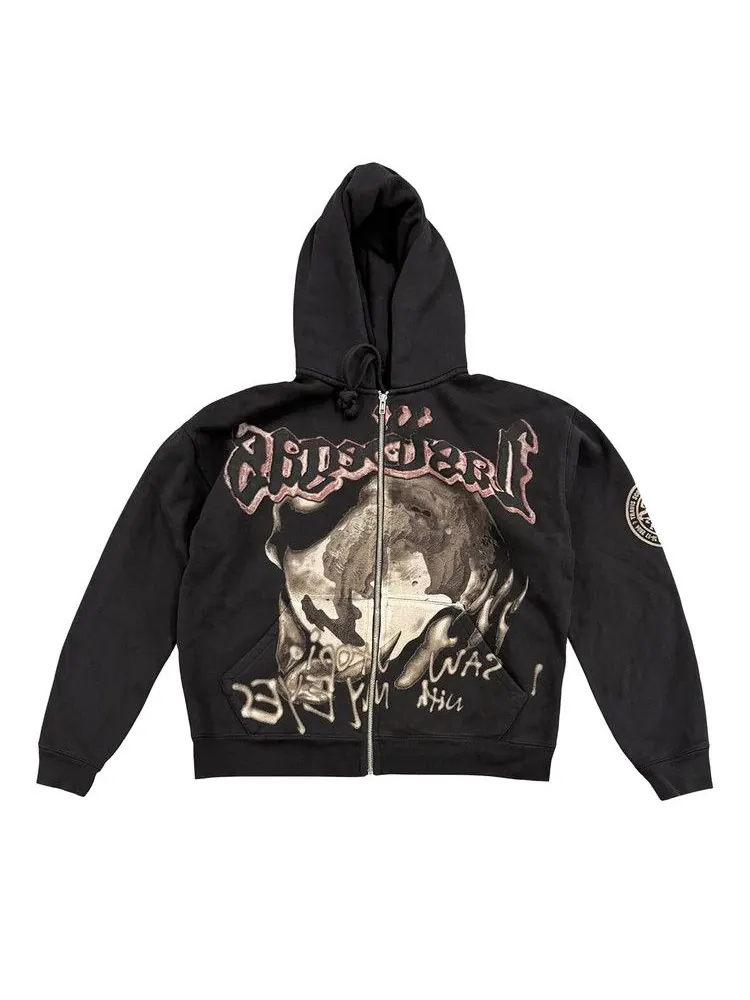 Худи Cactus Jack by Travis Scott Utopia My Eyes Zip Hoodie — изображение 1 из 1, черный
