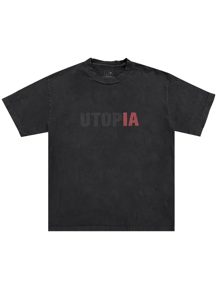 Футболка Cactus Jack by Travis Scott x Infinite Archives Utopia Tee — изображение 1 из 2, черный