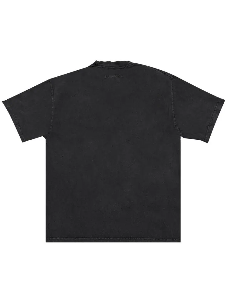 Футболка Cactus Jack by Travis Scott x Infinite Archives Utopia Tee — изображение 2 из 2, черный