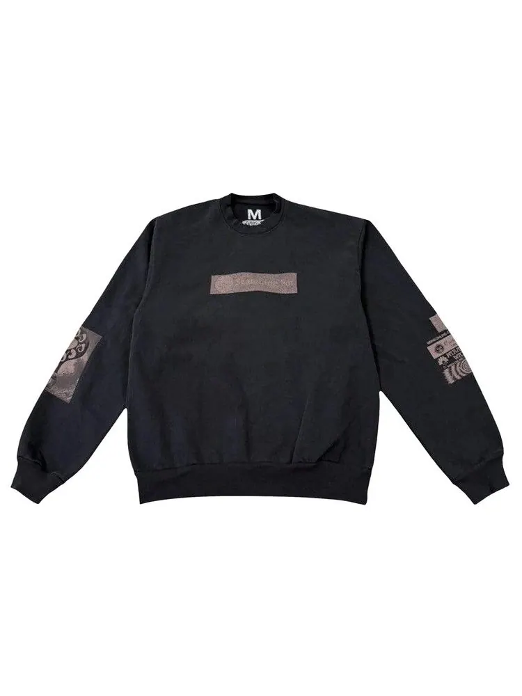 Свитер Cactus Jack by Travis Scott x Online Ceramics Utopia Crewneck — изображение 1 из 2, черный