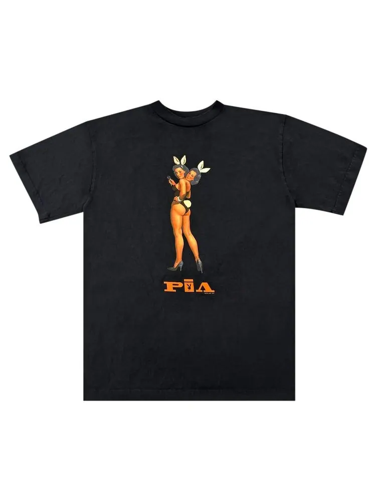 Футболка Cactus Jack by Travis Scott x Playboy Tee II Black — изображение 1 из 2, черный