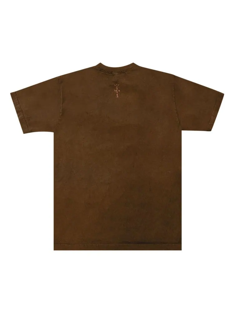 Футболка Cactus Jack by Travis Scott x Paulin, Paulin, Paulin Tee — изображение 2 из 2, коричневый