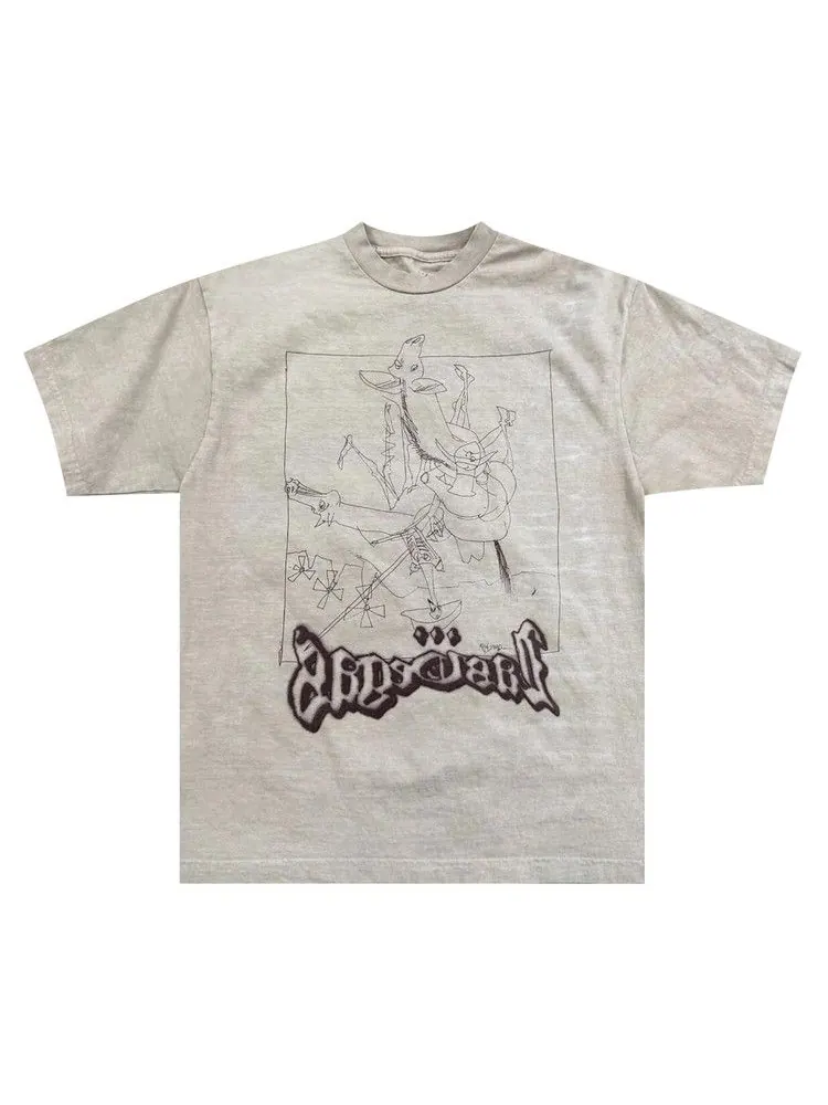 Футболка Cactus Jack by Travis Scott x Ralph Seadman Sketch Tee — изображение 1 из 1, серый