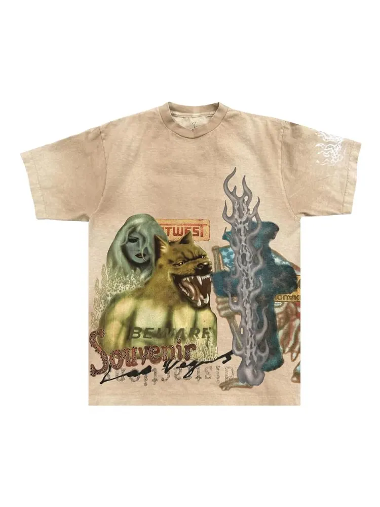 Футболка Cactus Jack by Travis Scott Bazaar Souvenir Tee 'Multicolor' — изображение 1 из 1, мульти