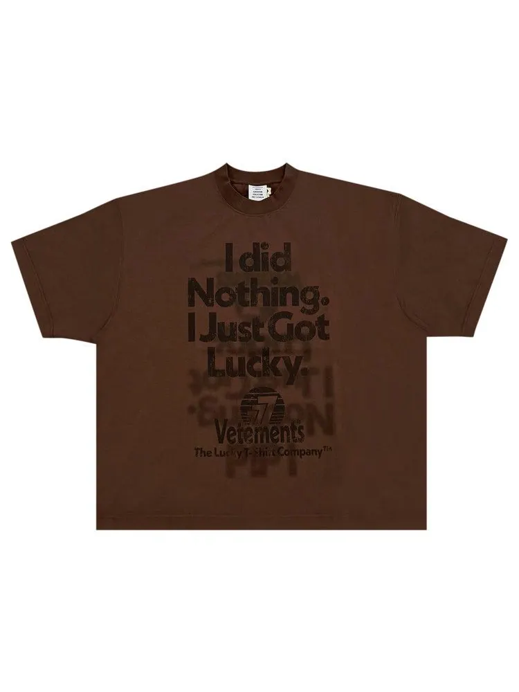 Футболка Cactus Jack by Travis Scott x Vetements Lucky Tee — изображение 1 из 2, коричневый