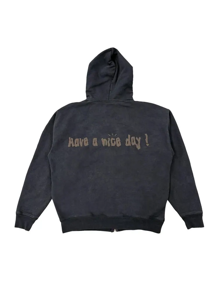 Худи Cactus Jack by Travis Scott x WWE Mankind Zip Hoodie 'Black' — изображение 2 из 2, черный