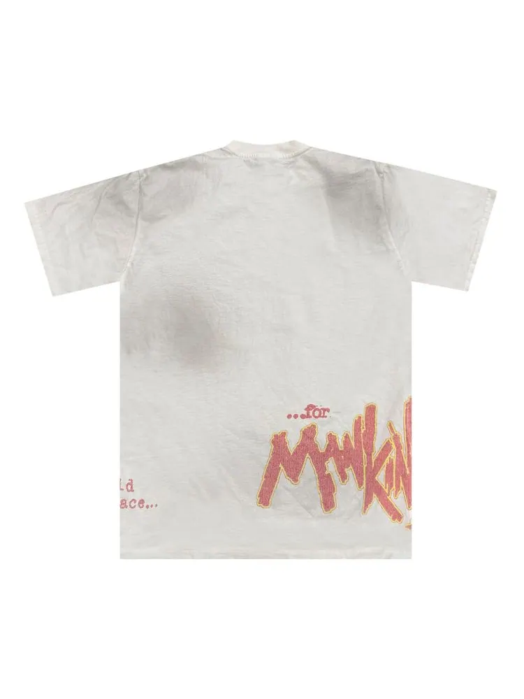 Футболка Cactus Jack by Travis Scott x WWE Mankind Tee 'White' — изображение 2 из 2, белый