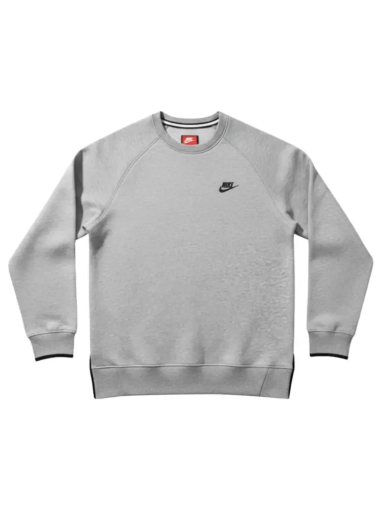 Свитшот Nike Sportswear Tech Fleece Crew — изображение 1 из 1, серый