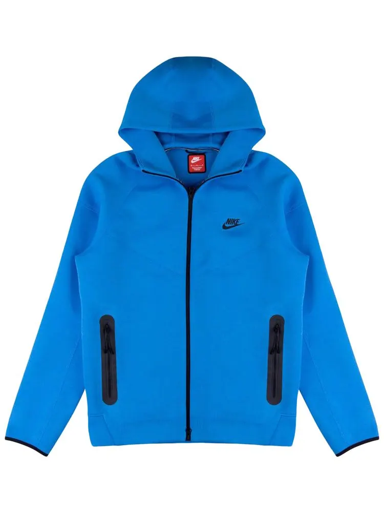 Худи Nike Sportswear Tech Fleece Windrunner Full Zip Hoodie 'Light Photo Blue/Black' — изображение 1 из 1