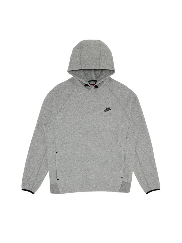 Худи Nike Sportswear Tech Fleece Hoodie — изображение 1 из 3, темный серый/черный