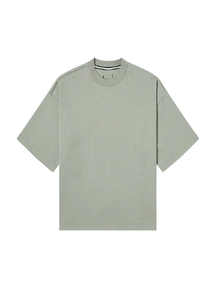 Толстовка Nike Sportswear Tech Fleece Reimagined Oversized Short-Sleeve Sweatshirt — изображение 1 из 1, штукатурный