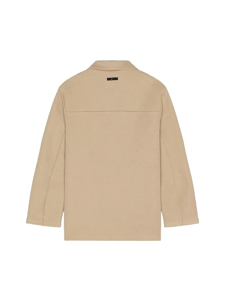 Топ Nike Sportswear Tech Fleece Reimagined Oversized Shacket — изображение 2 из 2, хаки