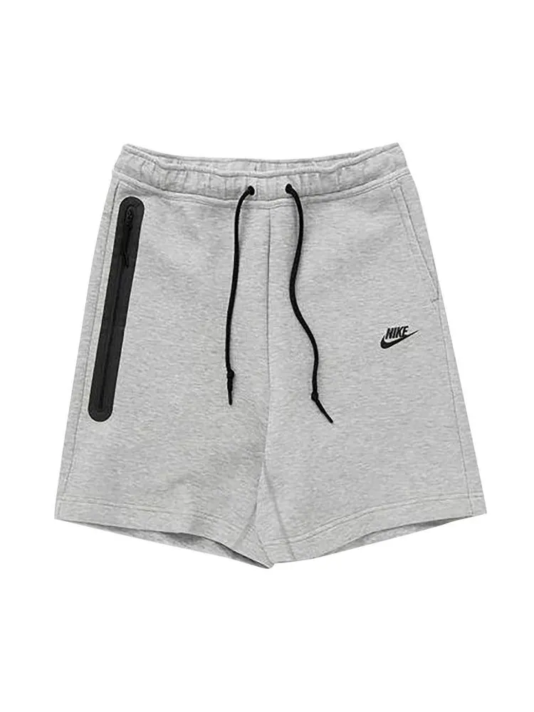 Шорты Nike Sportswear Tech Fleece Shorts — изображение 1 из 1, темный серый/черный