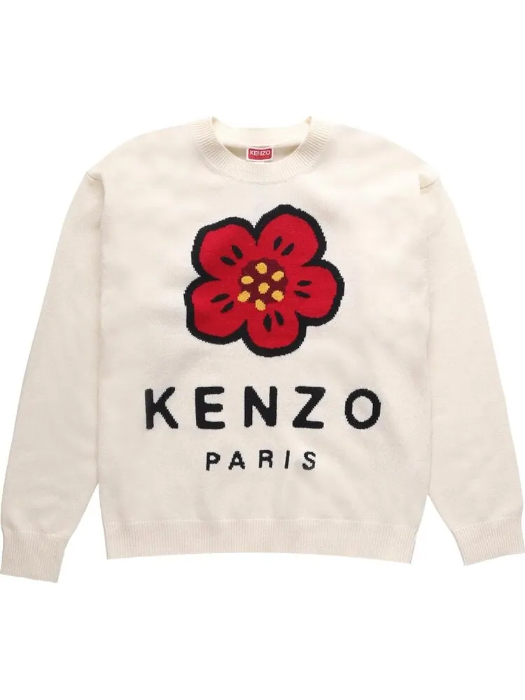 Джемпер Kenzo Paris Regular Jumper 'Off White' — изображение 1 из 2, бежевый