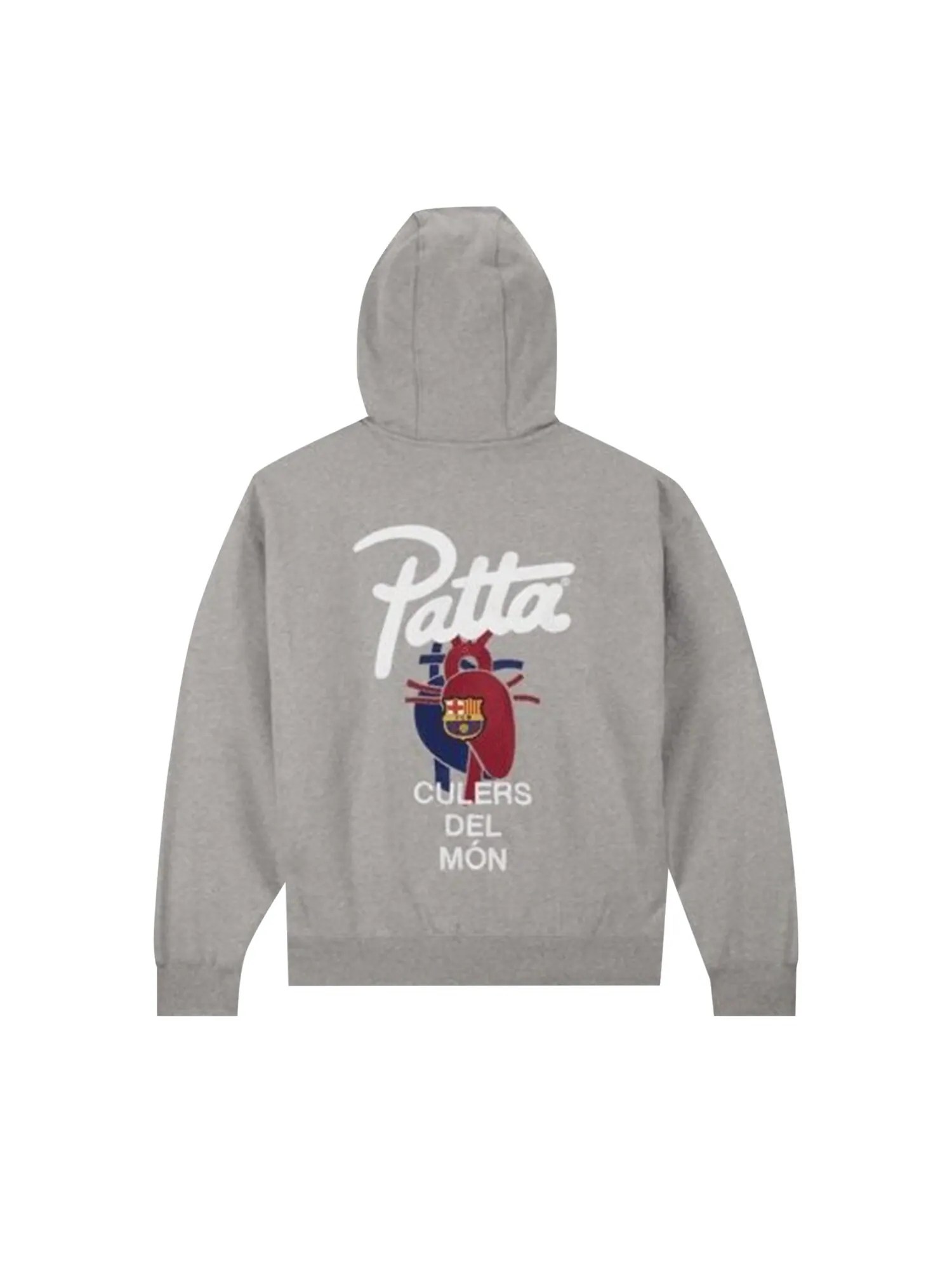 Худи Nike FC Barcelona x Patta Solo Swoosh — изображение 2 из 2, серый