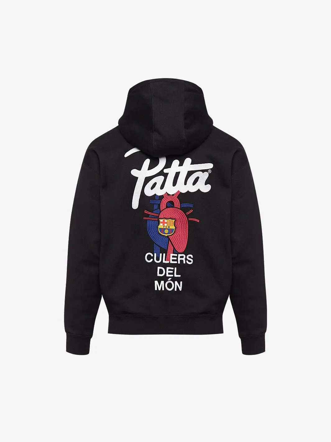 Толстовка Nike FC Barcelona x Patta Solo Swoosh — изображение 2 из 11, черный