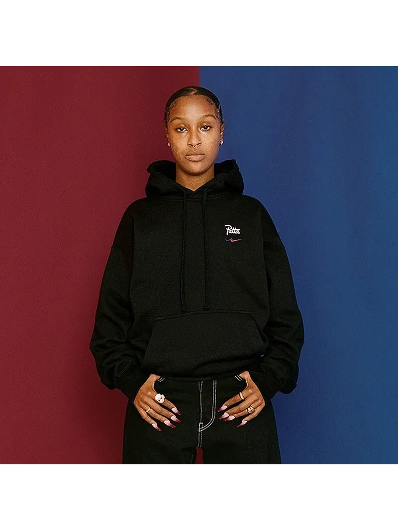 Толстовка Nike FC Barcelona x Patta Solo Swoosh — изображение 11 из 11, черный