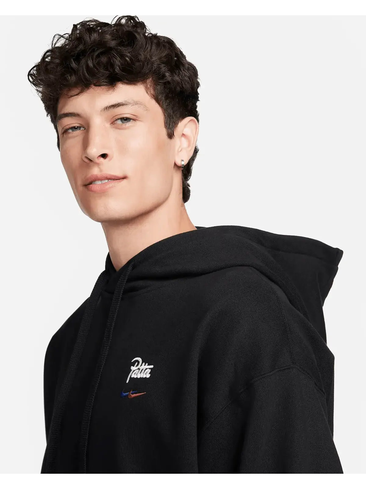 Толстовка Nike FC Barcelona x Patta Solo Swoosh — изображение 9 из 11, черный