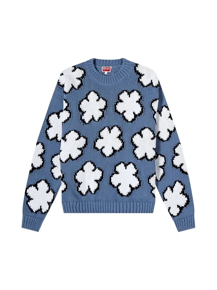 Джемпер Kenzo All Over Boke Flower Jumper — изображение 1 из 1, синий
