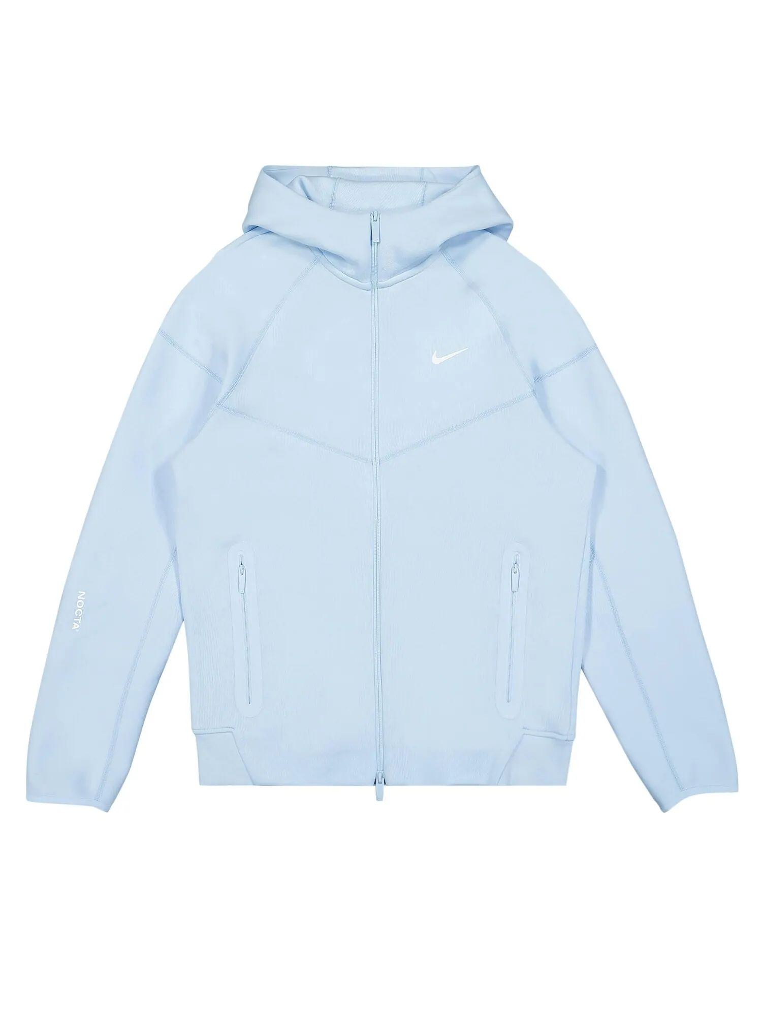 Флисовая худи с молнией во всю длину Nike x NOCTA Tech Cobalt Tint — изображение 1 из 1, синий
