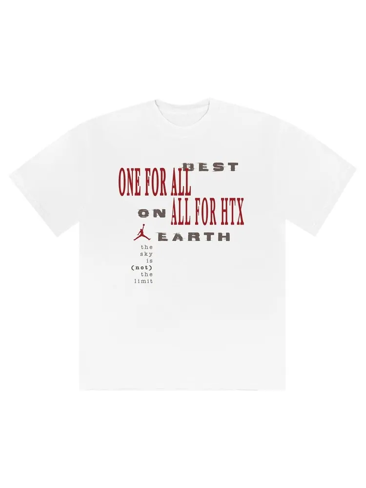 Футболка Cactus Jack by Travis Scott x Jordan Best On Earth Tee 'White' — изображение 1 из 2, белый