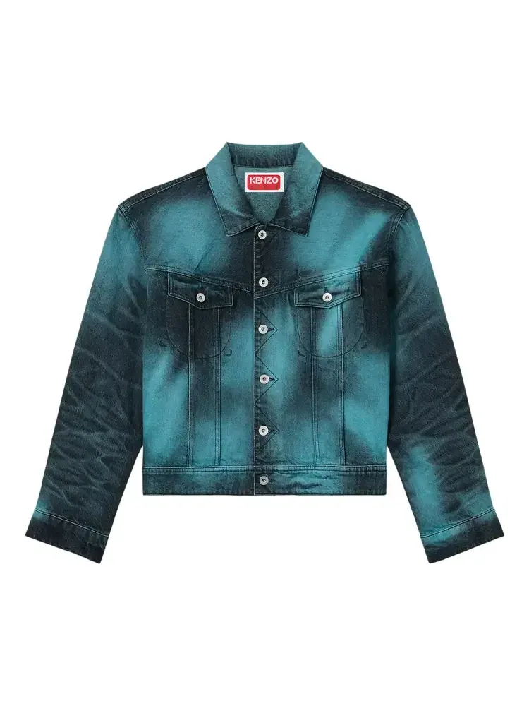 Куртка-тракер Kenzo Boke Heart Oversize — изображение 1 из 2, синий
