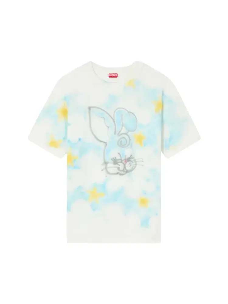 Футболка Kenzo Cartoon Slim — изображение 1 из 1, белый