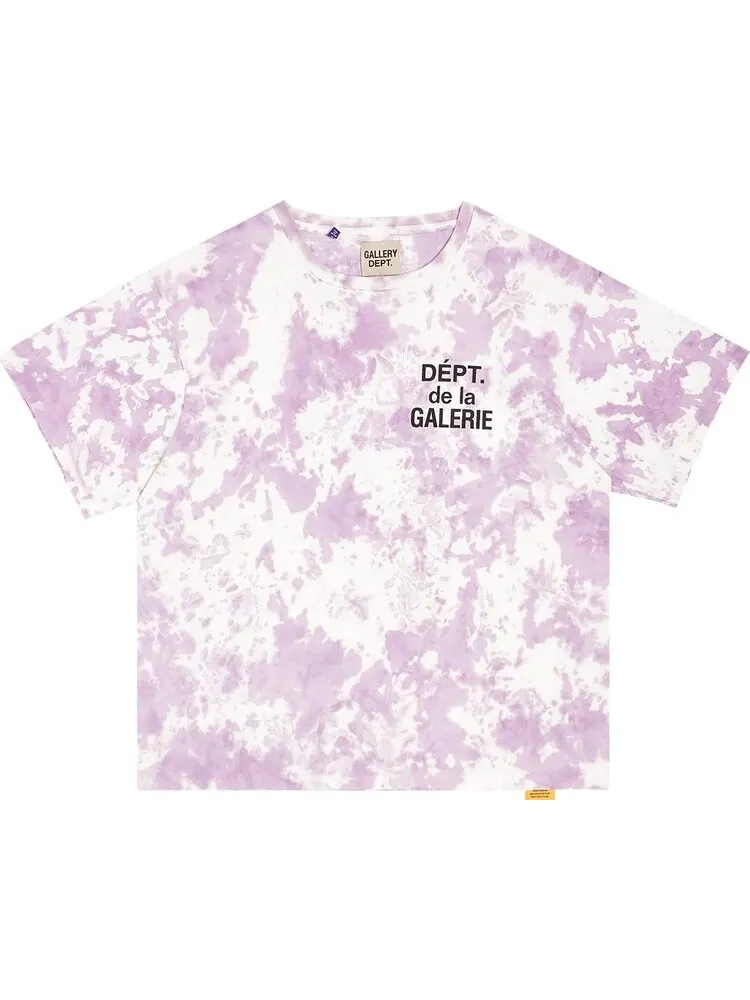 Футболка Gallery Dept. French 'Lavender Tie Dye' — изображение 1 из 2, фиолетовый