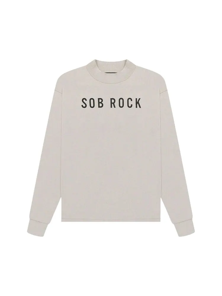 Футболка Fear of God x John Mayer Sob Rock Souvenir LS T-Shirt 'Cement' — изображение 1 из 2, цементный