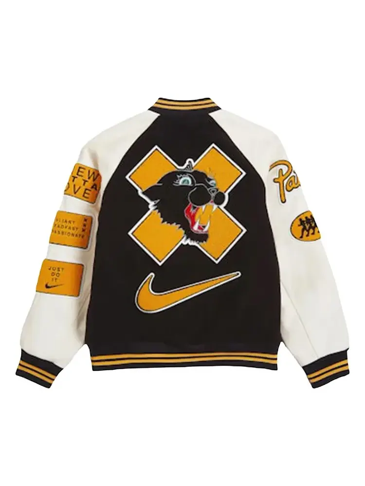 Куртка Nike x Patta Running Team Varsity Jacket — изображение 2 из 2, черный