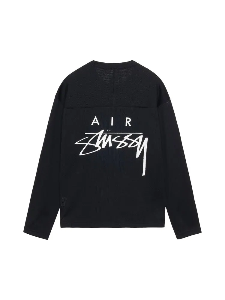 Джерси Stussy x Nike Dri Fit Mesh 'Black' — изображение 2 из 2, черный