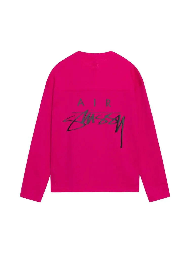Джерси Stussy x Nike Dri Fit Mesh 'Fireberry' — изображение 2 из 2, розовый