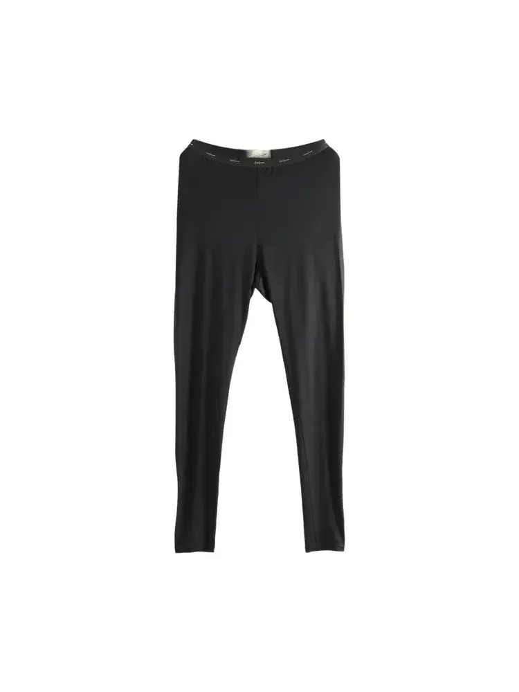 Леггинсы Yohji Yamamoto Basic Leggings — черный