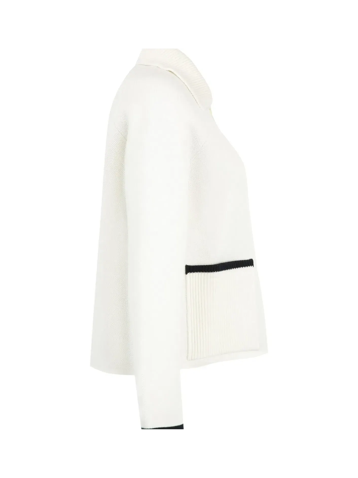 Куртка Thom Browne Double Face Pique Stitch Polo Collar — изображение 3 из 3, белый